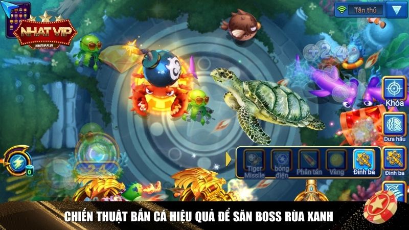 Chiến thuật chơi Bắn Cá Rùa Xanh Nhatvip