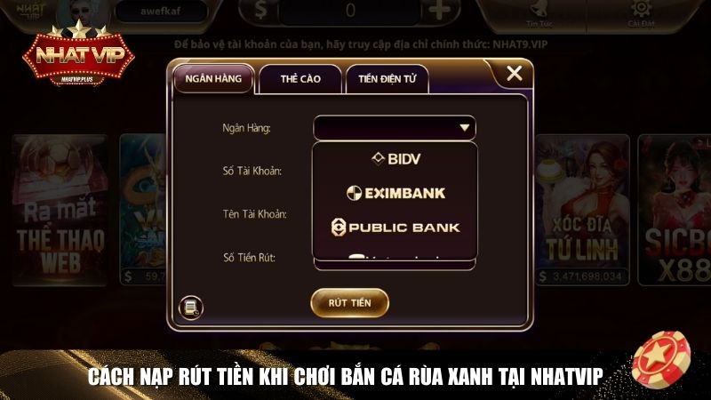 Nhận thưởng Bắn Cá Rùa Xanh Nhatvip