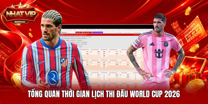 Tổng quan thời gian lịch thi đấu World Cup 2026